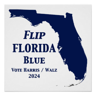 Flip Florida Blue in 2024 Poster