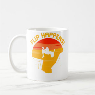 Flip Happens Free Running Parkour Traceur Coffee Mug