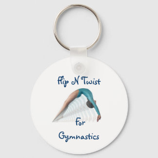 Flip N Twist,  For Gymnastics Key Ring