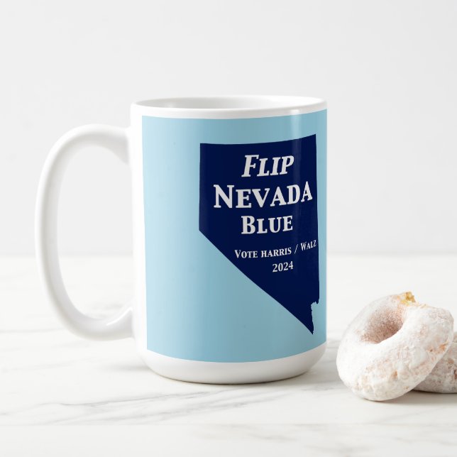 Flip Nevada Blue in 2024 Coffee Mug (With Donut)