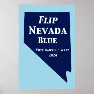 Flip Nevada Blue in 2024 Poster
