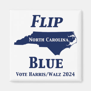 Flip North Carolina Blue in 2024 Magnet