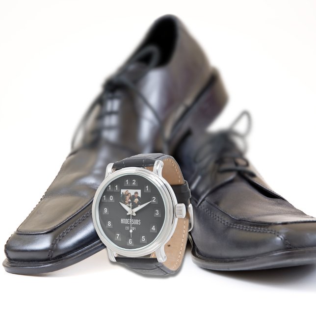 Flip Number Display Photo Custom Watch (Creator Uploaded)