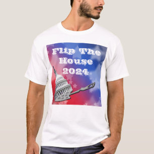 Flip The House Vote Blue 2024 T-Shirt