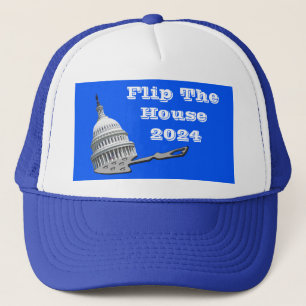 Flip The House Vote Blue 2024 Trucker Hat