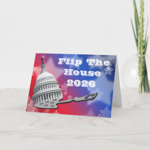 Flip The House Vote Blue 2026 Card