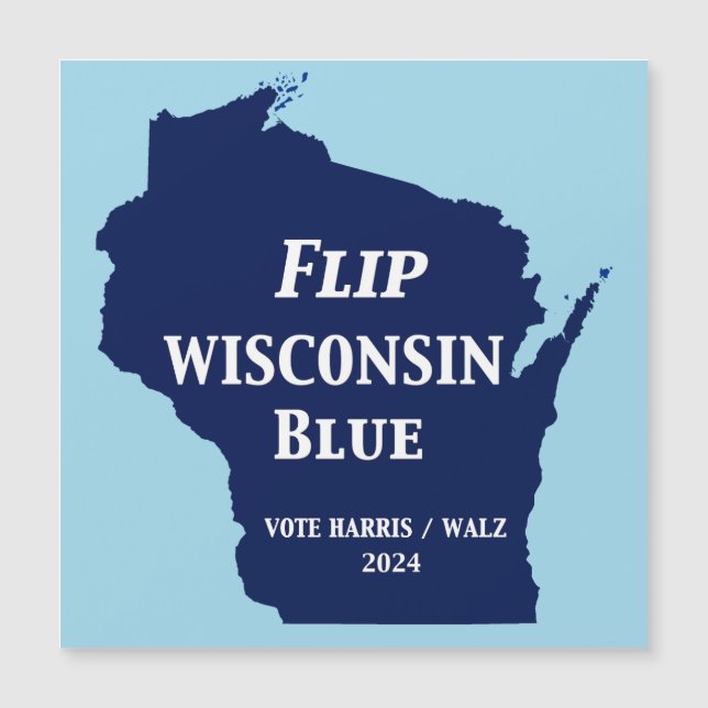 Flip Wisconsin Blue in 2024 (Front)