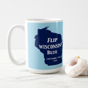 Flip Wisconsin Blue in 2024 Coffee Mug