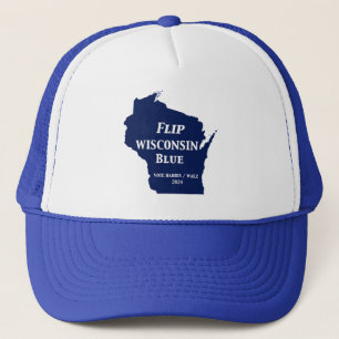 Flip Wisconsin Blue in 2024 Trucker Hat