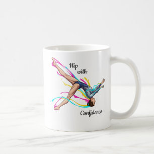 Flip with Confidence – Gymnastics Mug