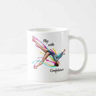 Flip with Confidence – Gymnastics Mug