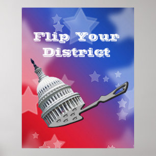 Flip Your District Vote 2026 Poster