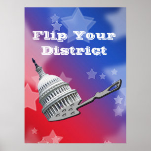 Flip Your District Vote 2026 Poster