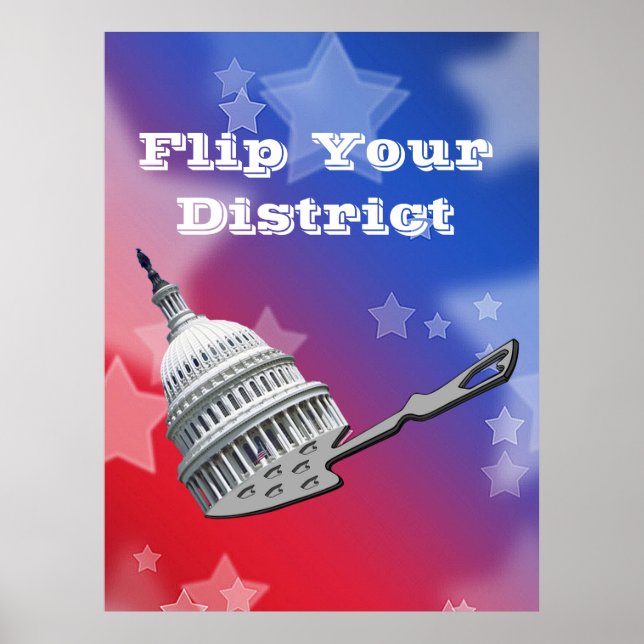 Flip Your District Vote 2026 Poster (Front)