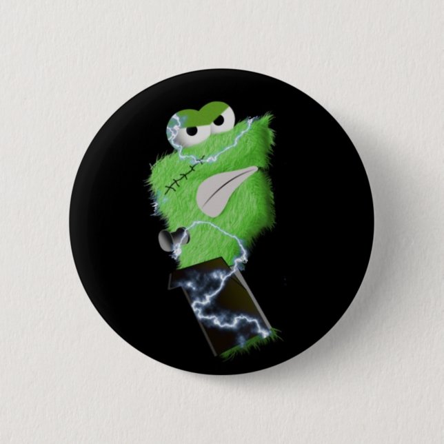 Flipenstein Button! 6 Cm Round Badge (Front)