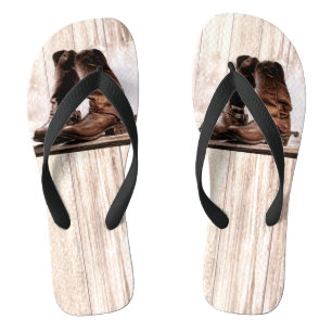 Flipflop Sandals boots country rustic western wear