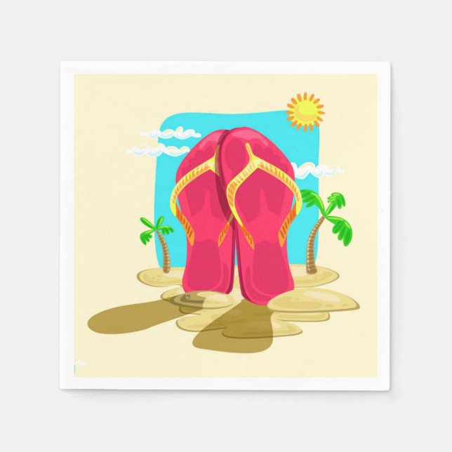 Flipflops Napkin (Front)