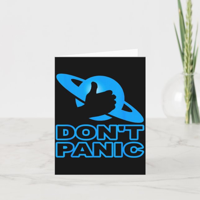 Flipn Sweet Don't Panic  Card (Front)