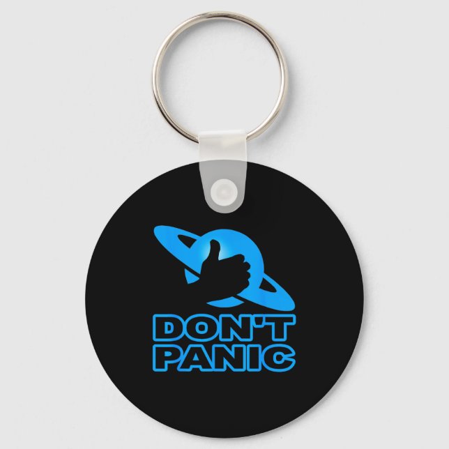 Flipn Sweet Don't Panic  Key Ring (Front)