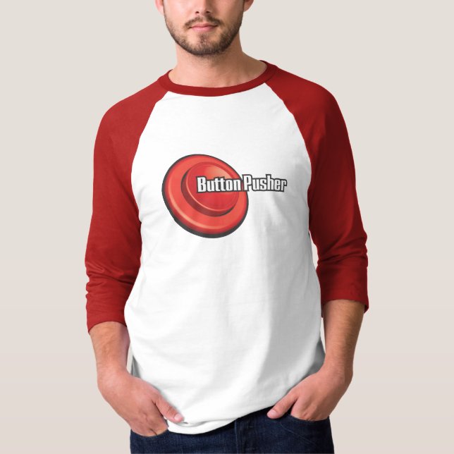 Flipper Button Pusher T-Shirt (Front)