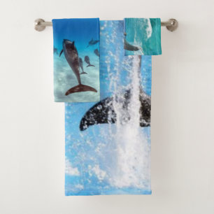 Flipper Fun Bath Towel Set