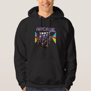Flipper Pinball Retro Gamer Arcade Machine Game Hoodie