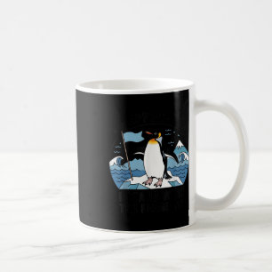 Flippers Up I Stand With The Penguins Funny Pengui Coffee Mug