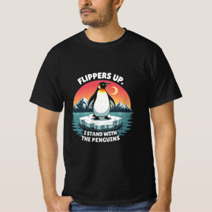 Flippers Up I Stand With The Penguins T-Shirt