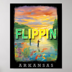 Flippin Arkansas Ar Fishing Paradise Sd760 Poster