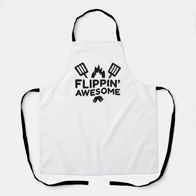 Flippin’ Awesome Apron (Front)