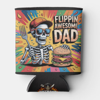 Flippin Awesome Dad Can Cooler