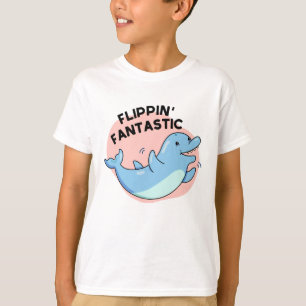 Flippin Cool Funny Dolphin Pun  T-Shirt