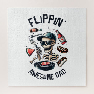 Flipping Awesome Dad Jigsaw Puzzle