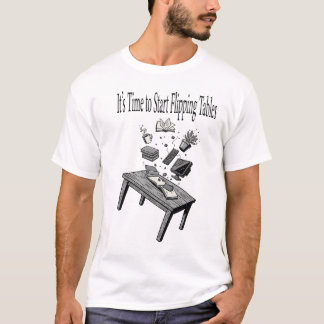 Flipping Tables Meme Rage Comic Funny Humour Desig T-Shirt