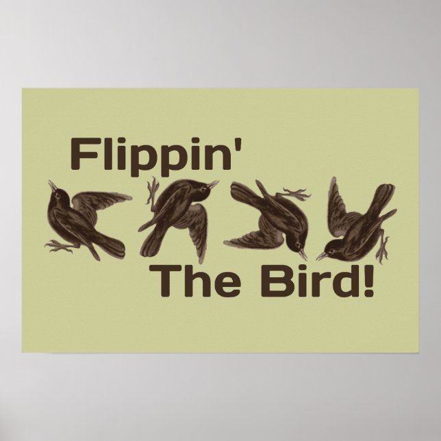 Flipping the Bird Poster (Front)