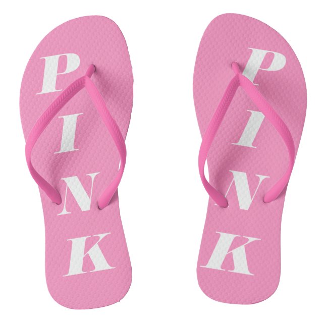 flips flops, Similar to Havaianas®- PINK Thongs (Footbed)