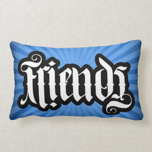 FlipScript Ambigram Lumbar Pillow