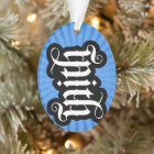 FlipScript Ambigram Ornament (Circle)