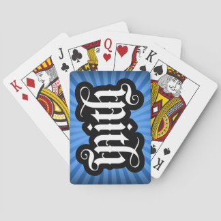 FlipScript Ambigram Playing Cards