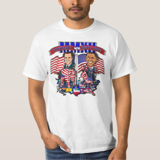 Flipy Flopy vs Hopey Hope Romney Obama 2012 Satire T-Shirt