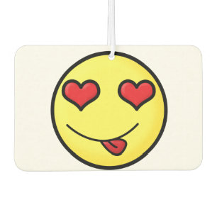 flirt emoji car air freshener