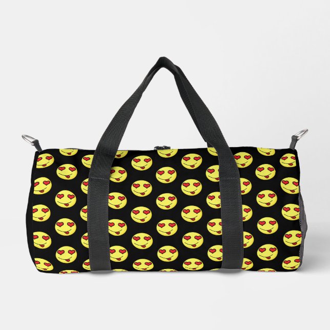 flirt emoji duffle bag (Front)