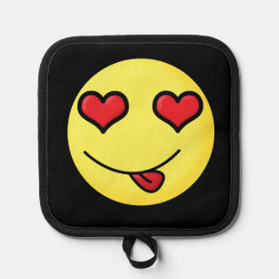 flirt emoji pot holder