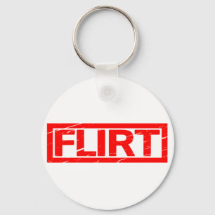 Flirt Stamp Key Ring