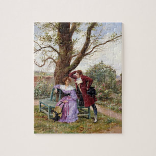 Flirtation Jigsaw Puzzle