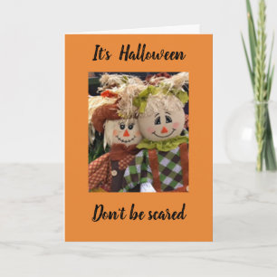 **FLIRTING SCARECROW TAKE CARE OF YOU** HALLOWEEN CARD