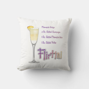 Flirtini Pineapple Mimosa Cocktail Recipe Art Cushion