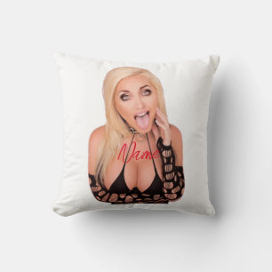 Flirty blonde Thunder_Cove Cushion