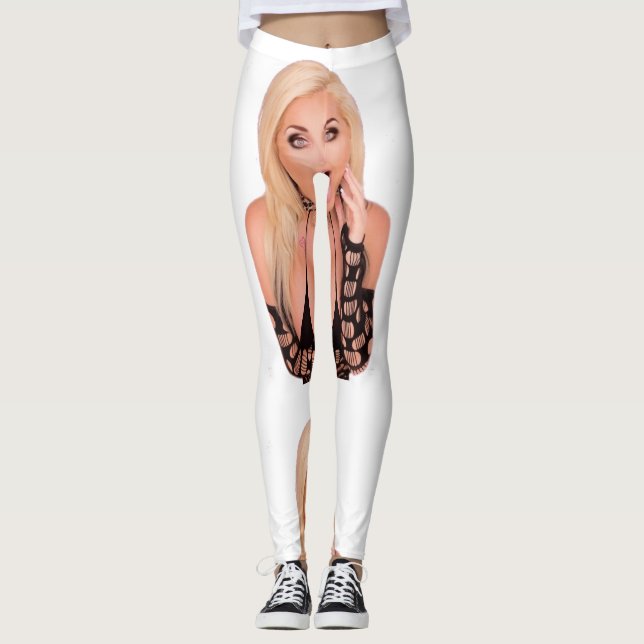 Flirty blonde Thunder_Cove Leggings (Front)