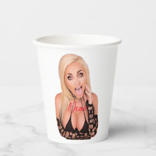 Flirty blonde Thunder_Cove Paper Cups
